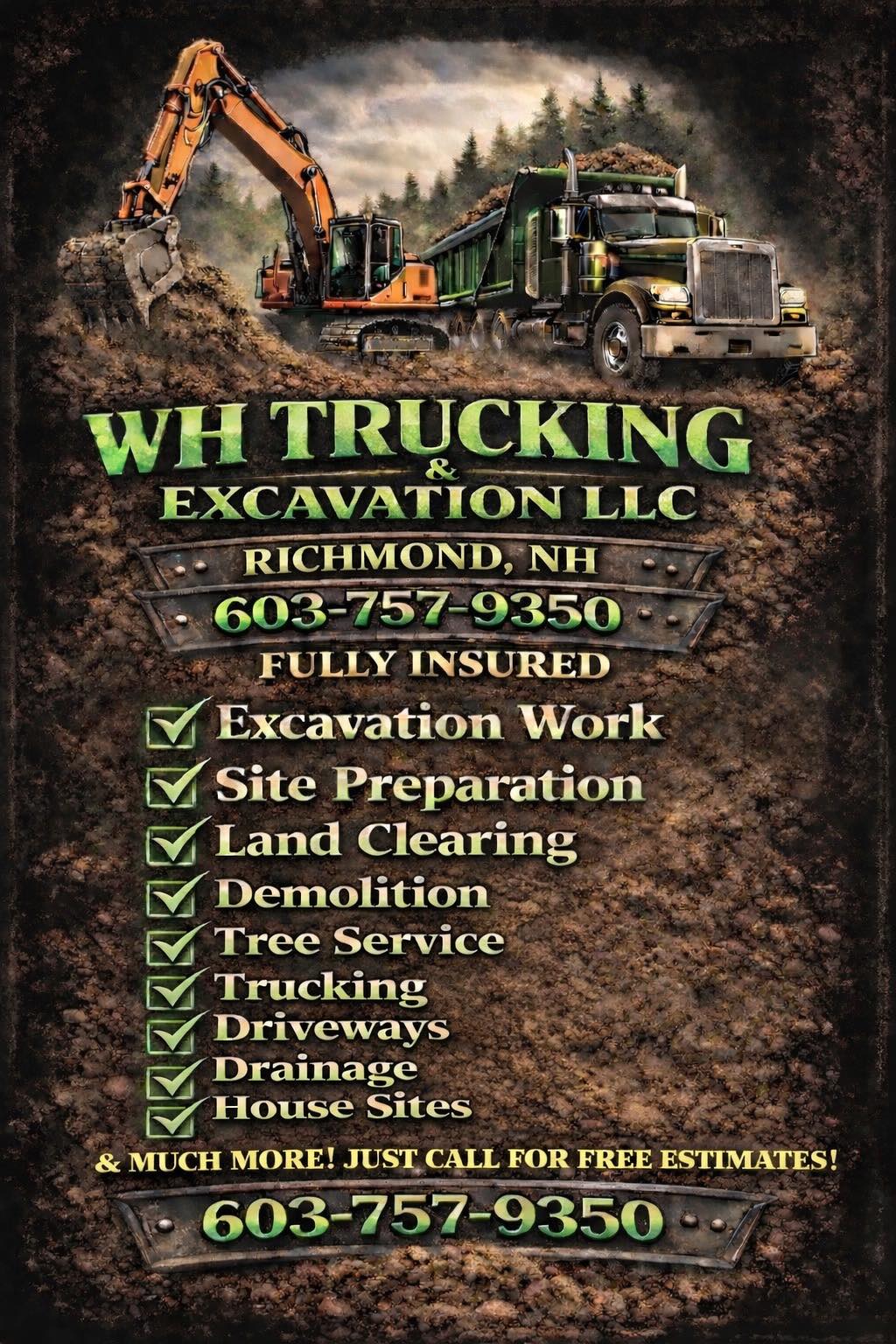 WH Trucking & Excavation LLC
